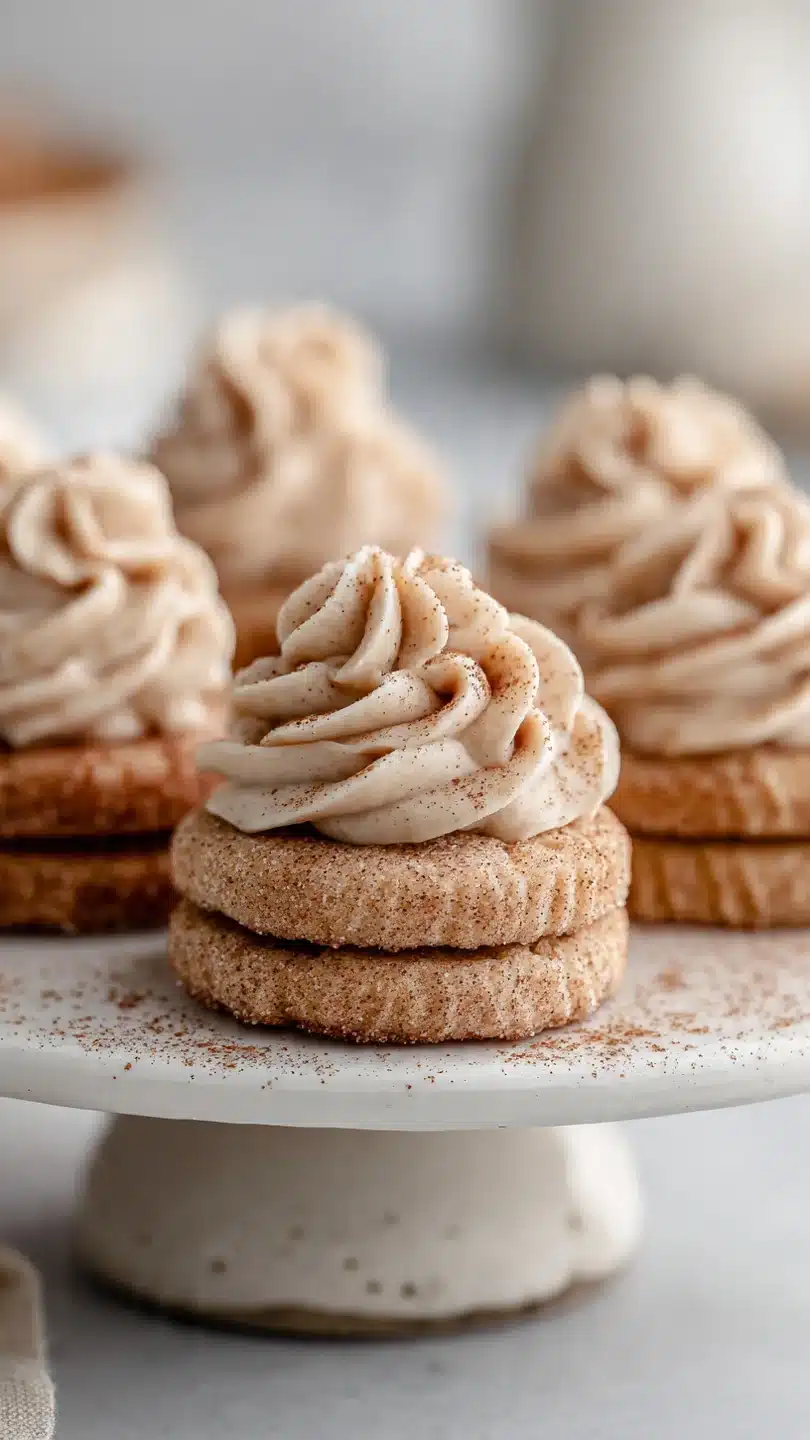 Churro Cookies are a cinnamon sugar cookie topped with a cinnamon buttercream - Image 3