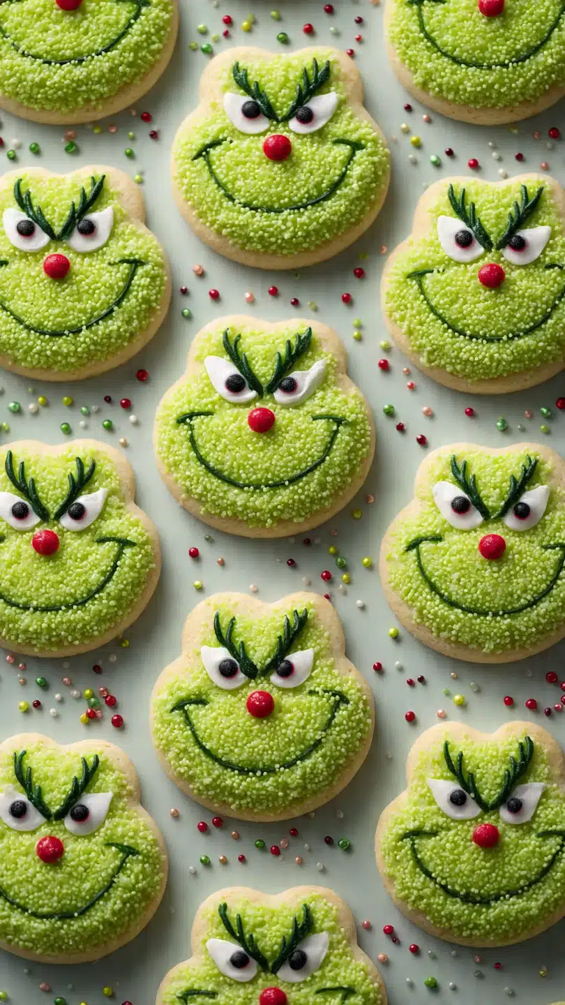 Easy Grinch Cookies Recipe for Christmas - Image 3