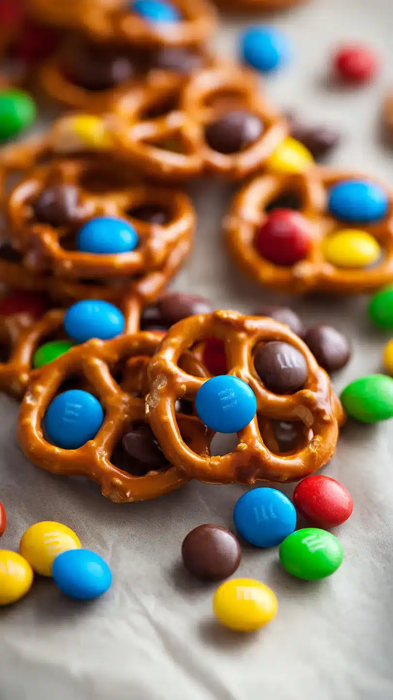Rolo Pretzels with m&m candies - Image 3