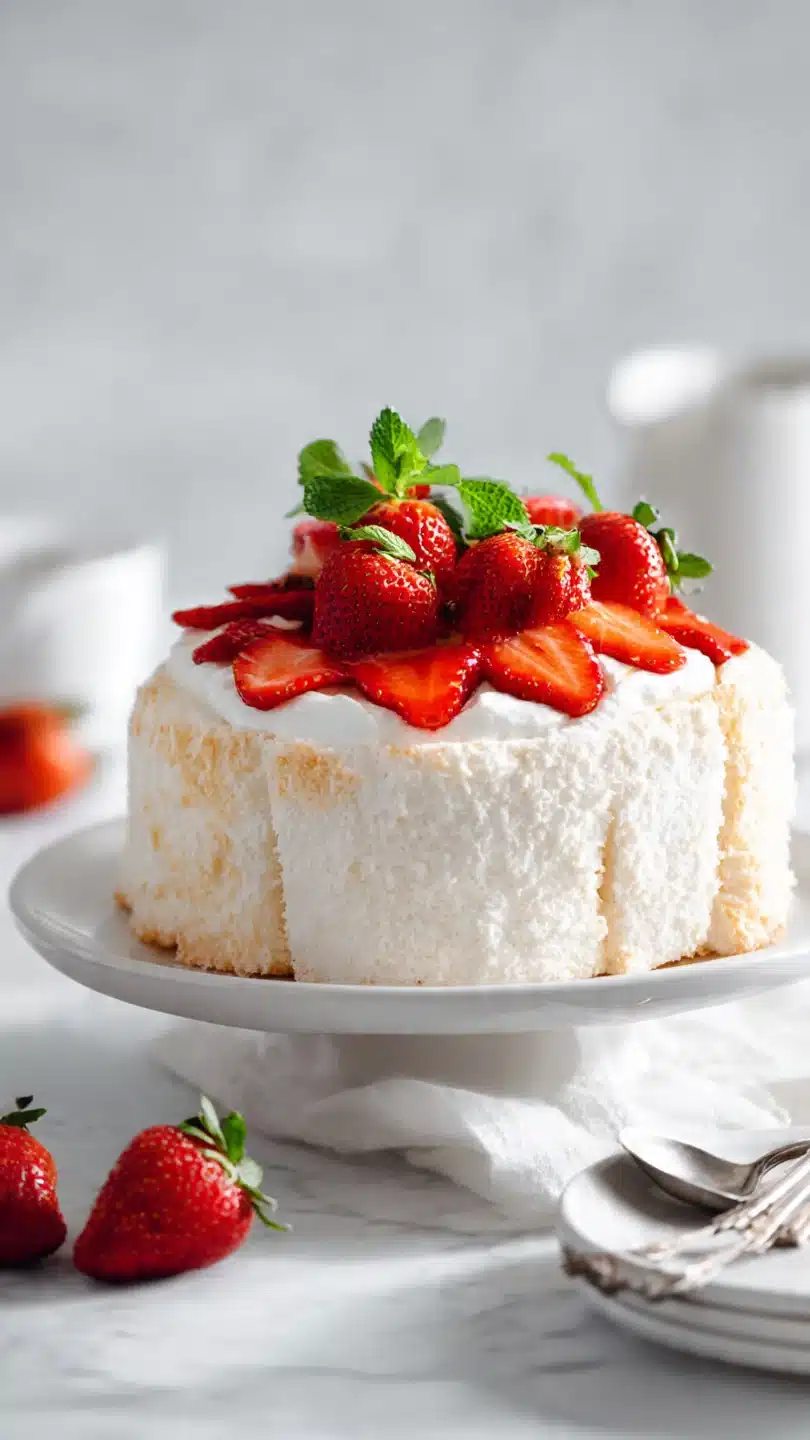 Strawberry Angel Food Cake - Image 3