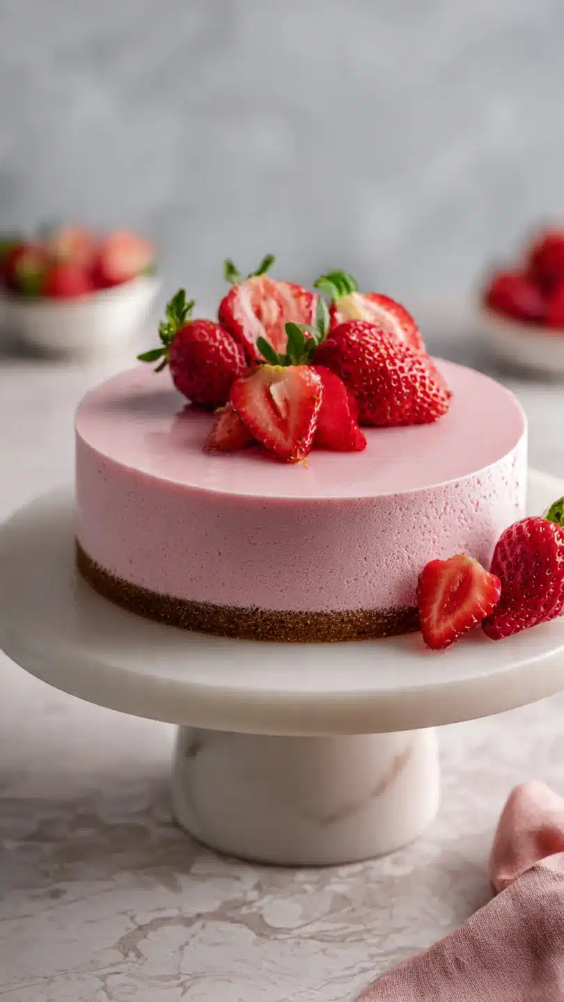 Strawberry Mousse Cake Filling: Easy, 6- Ingredient Recipe - Image 3