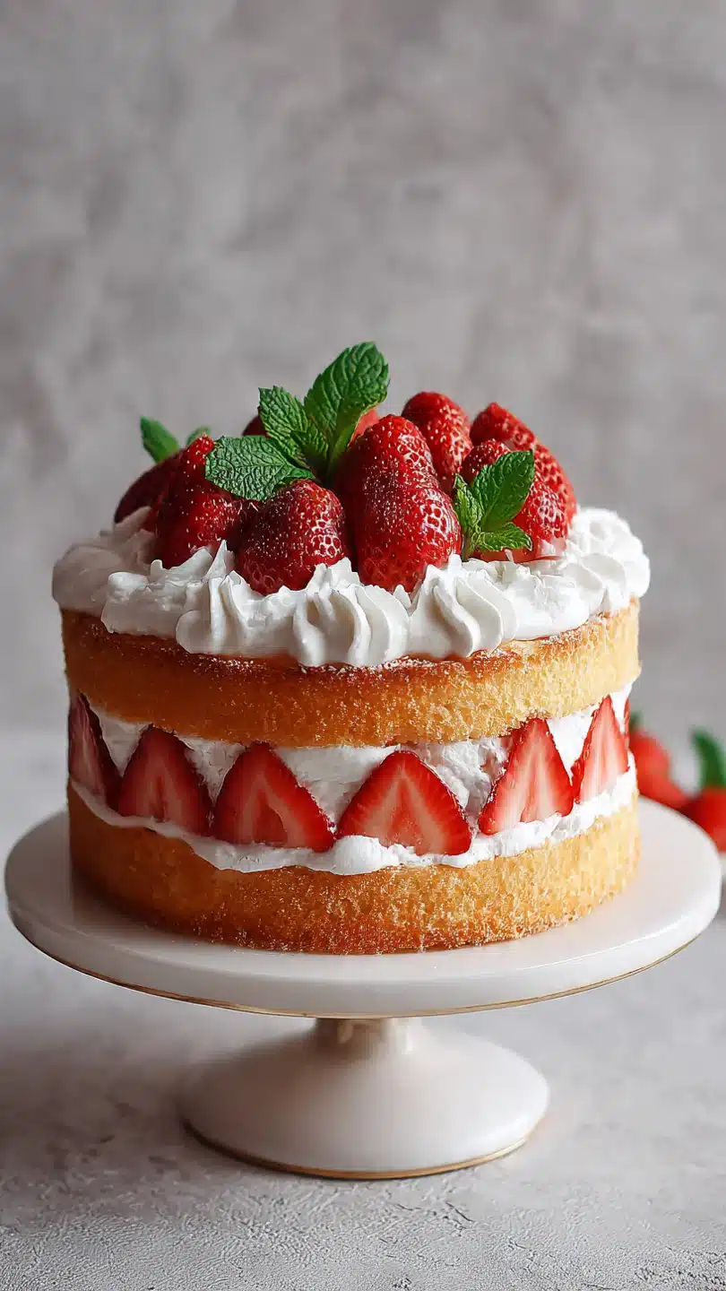 The Best Strawberry Shortcake Cake - Image 3