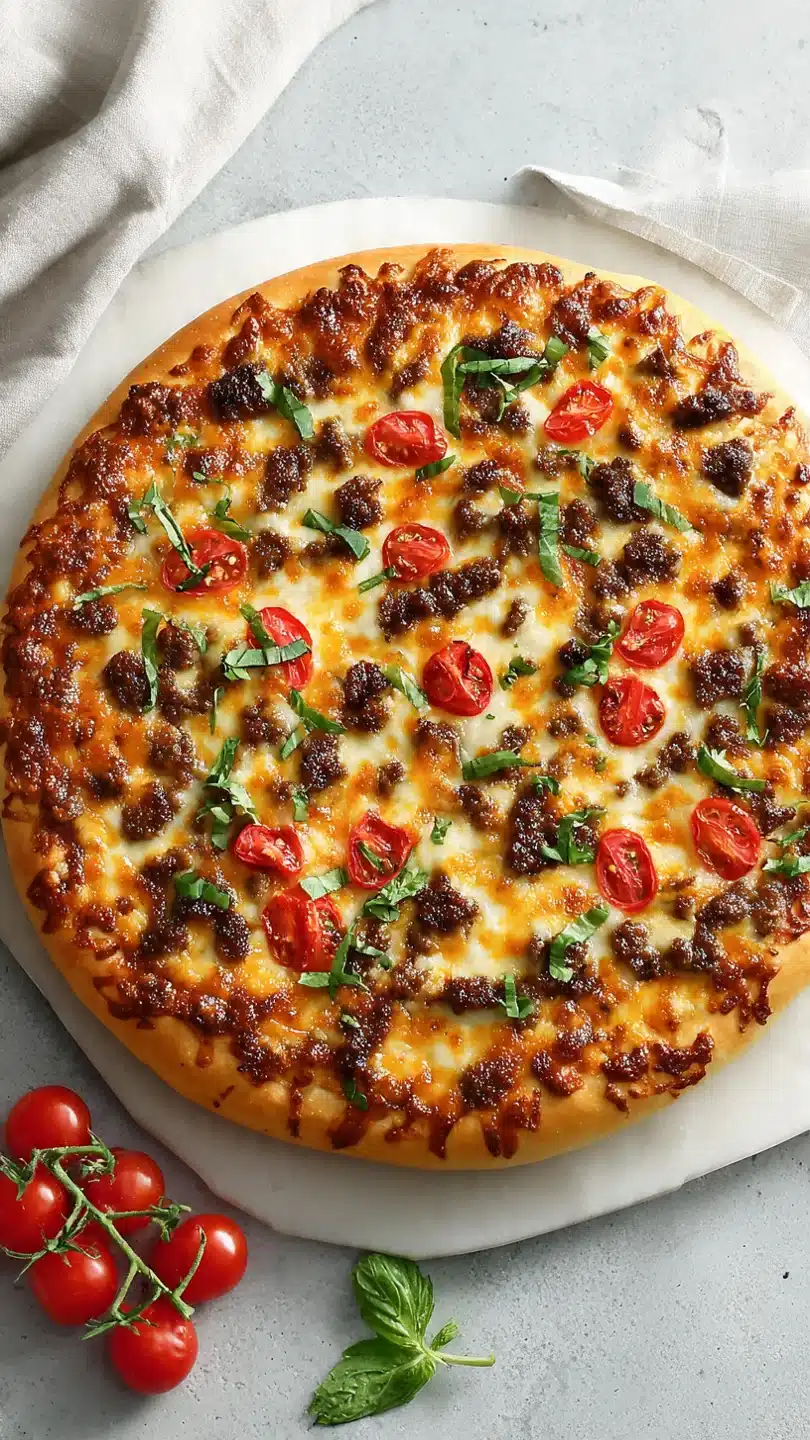 Cheeseburger pizza - Image 3