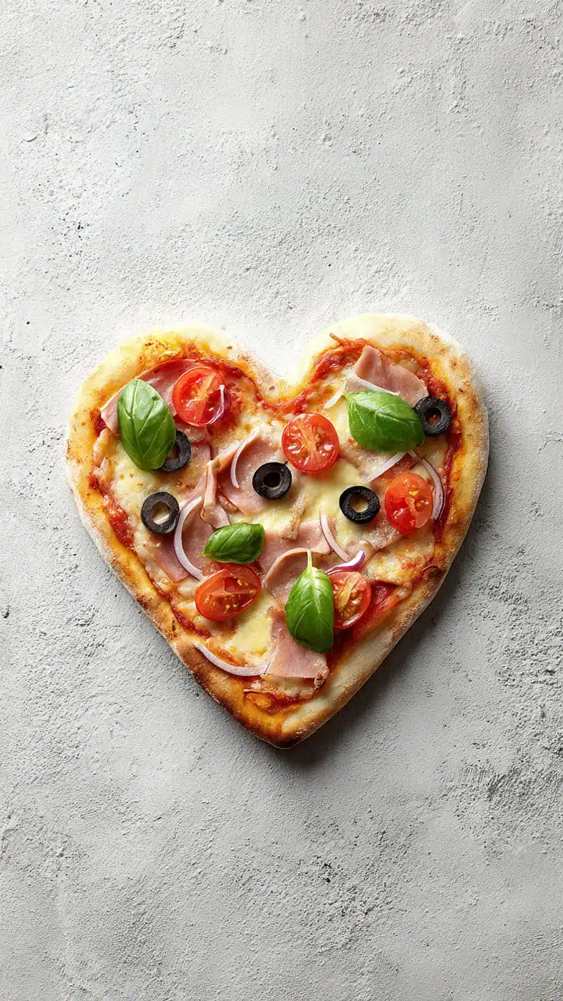 Heart shaped pizza - Image 3