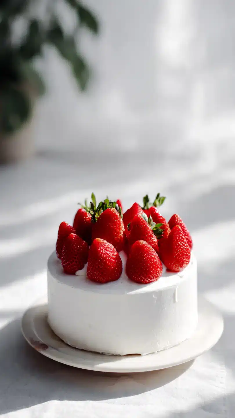 Simple strawberry cake - Image 3