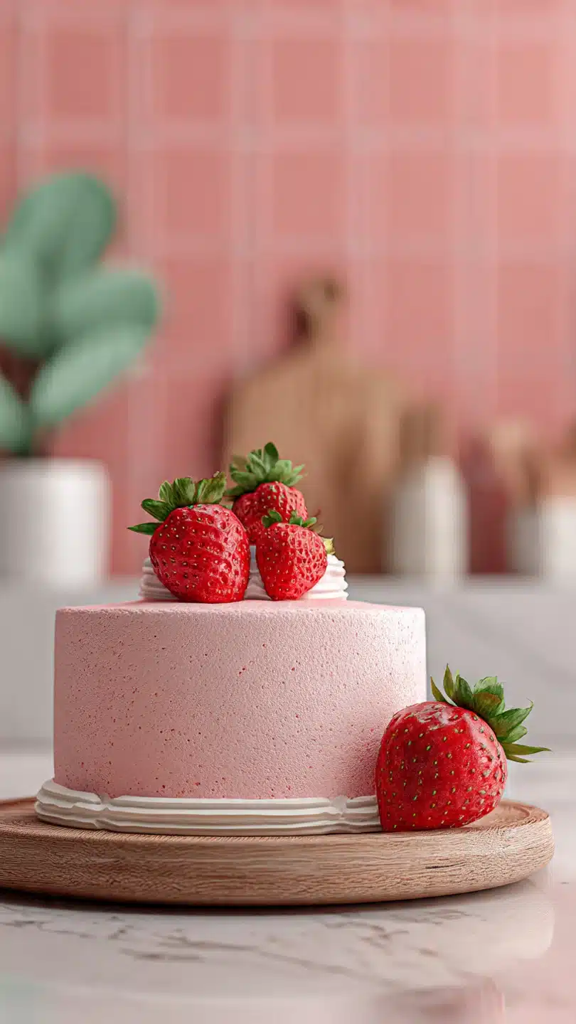 Vintage strawberry cake - Image 3