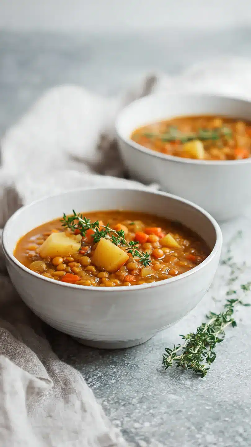 hearty lentil and potato soup - Image 3