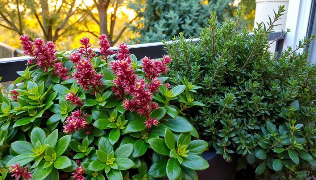 Sedum and Wintergreen