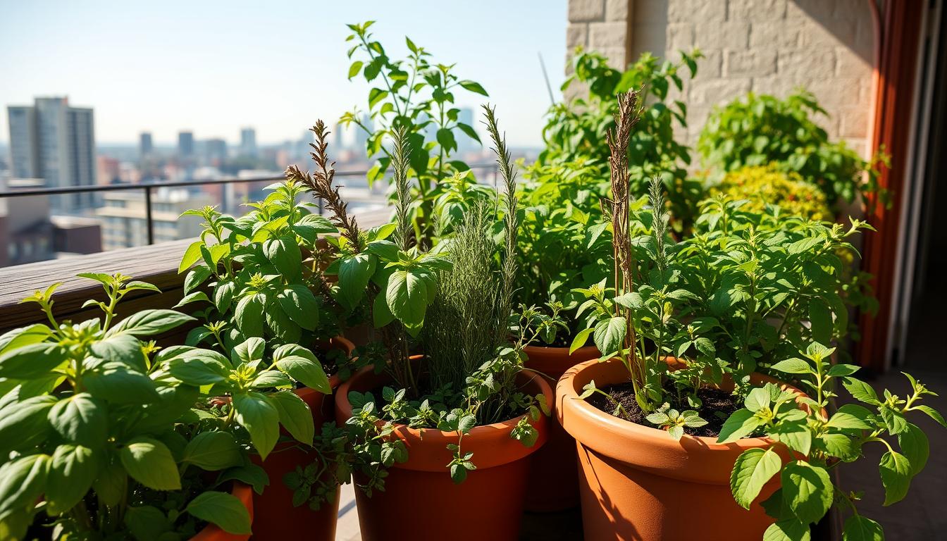 balcony herb garden ideas