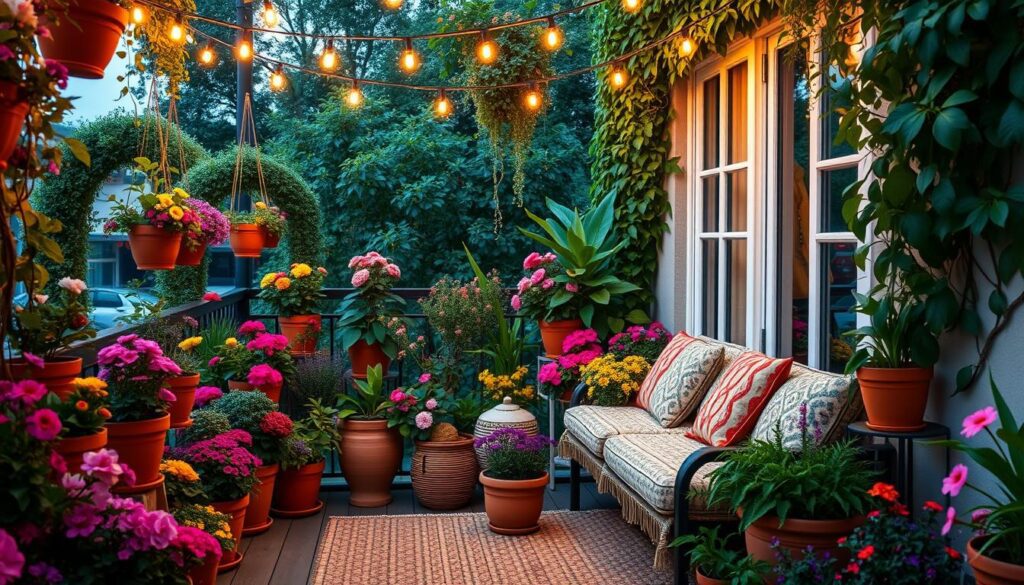 bohemian balcony