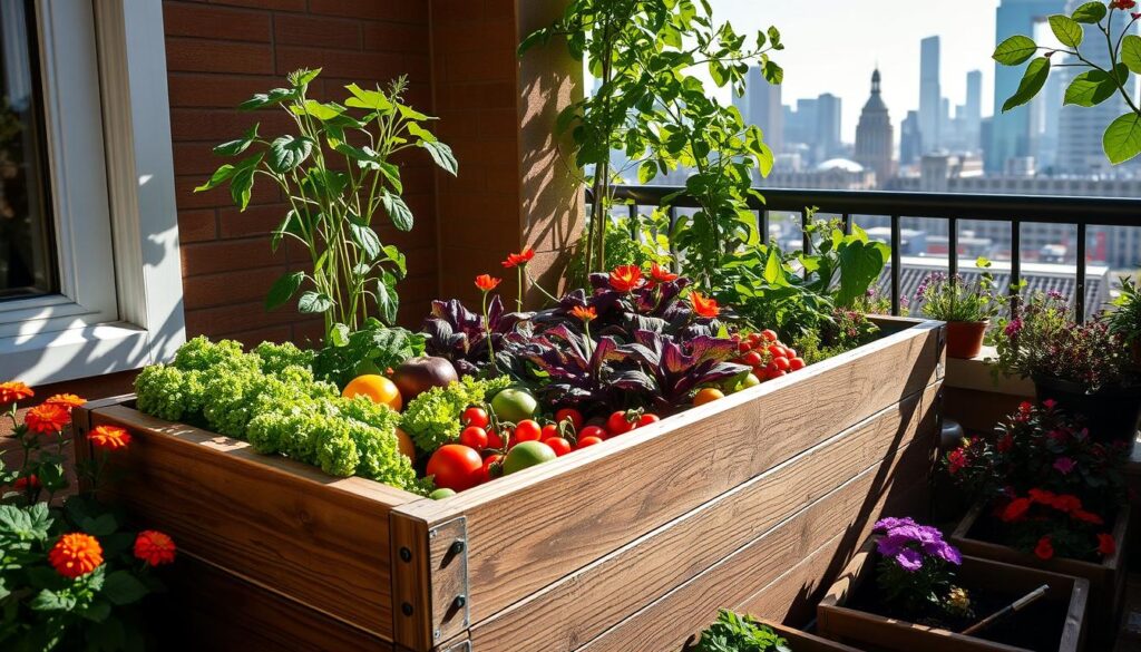 Raised Garden Bed for Balcony: Grow Fresh Produce