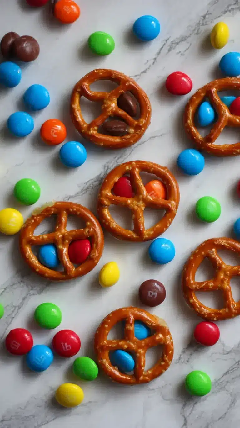 Rolo Pretzels with m&m candies - Image 1